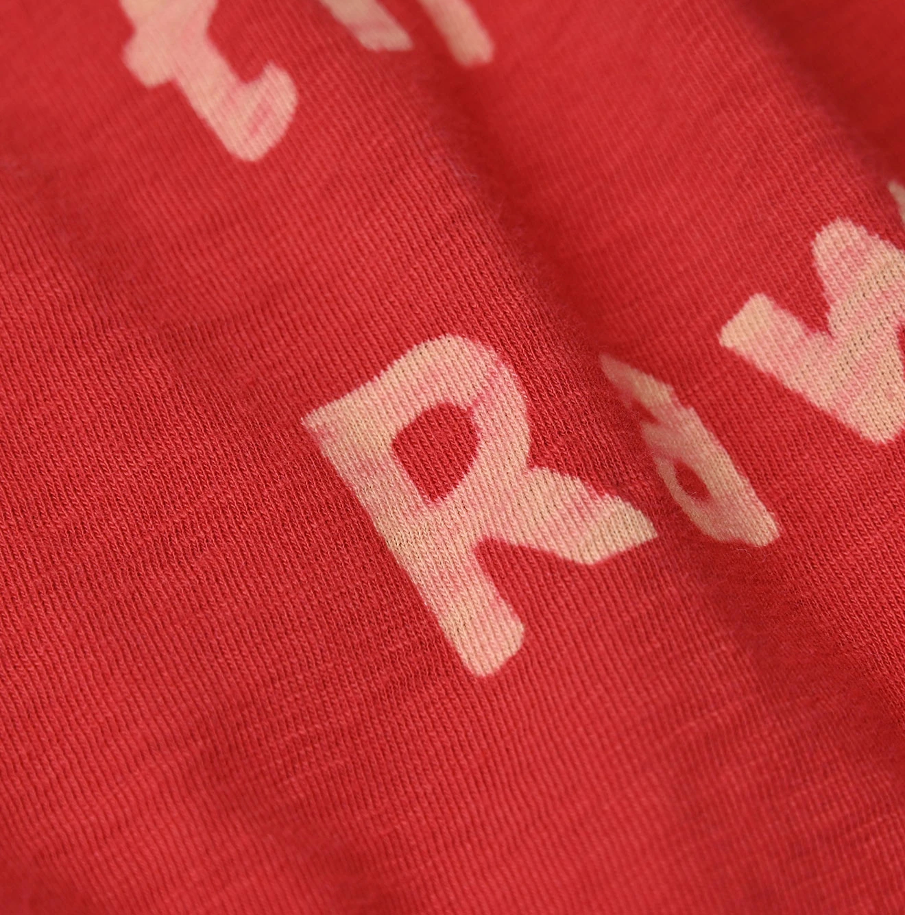45R(フォーティファイブアール) |In the rawプリントのギャザーM比女Tシャツ