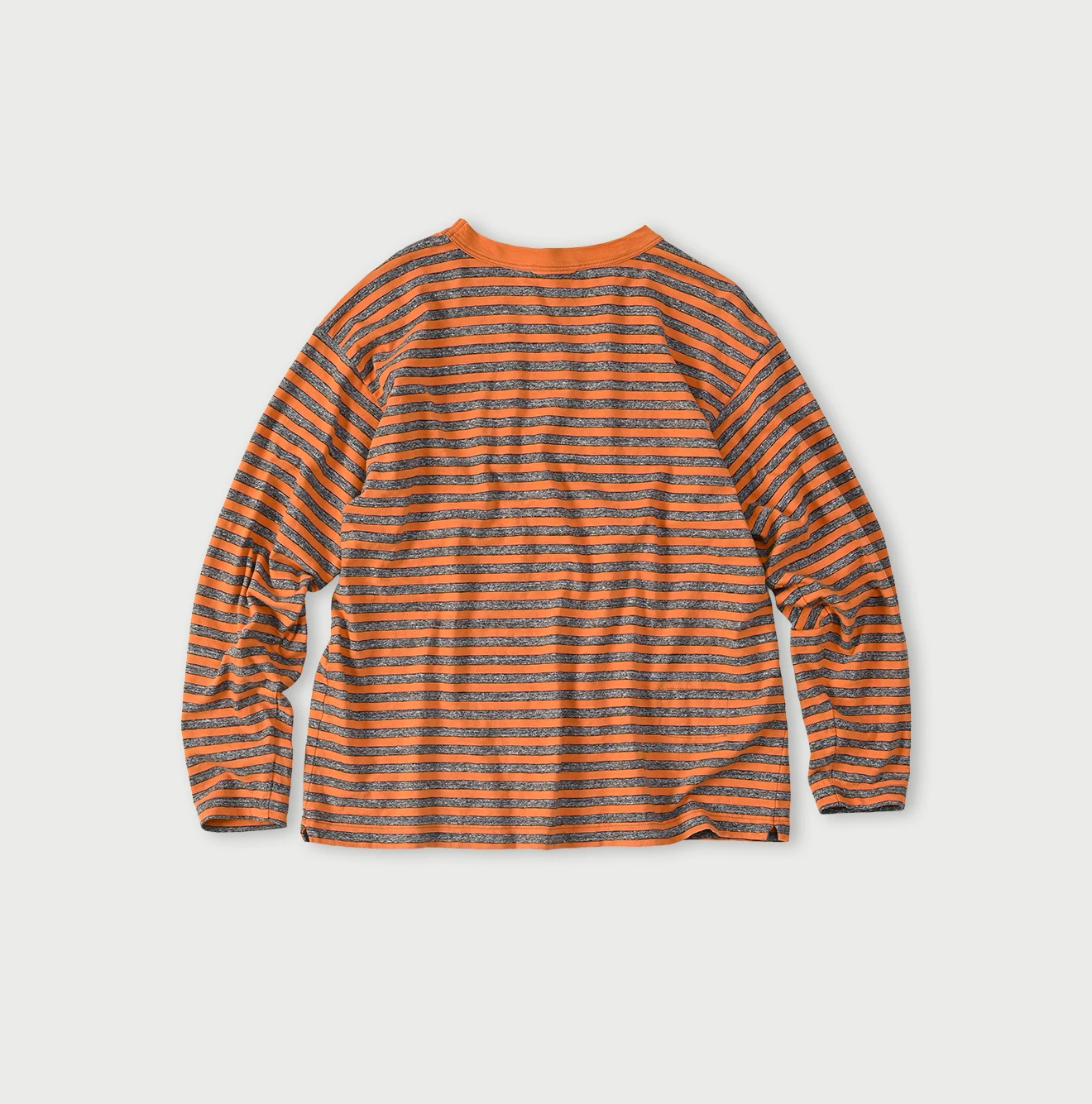 45R(フォーティファイブアール) |ボーダーロゴプリントの908長袖海比古Tシャツ（トップ）