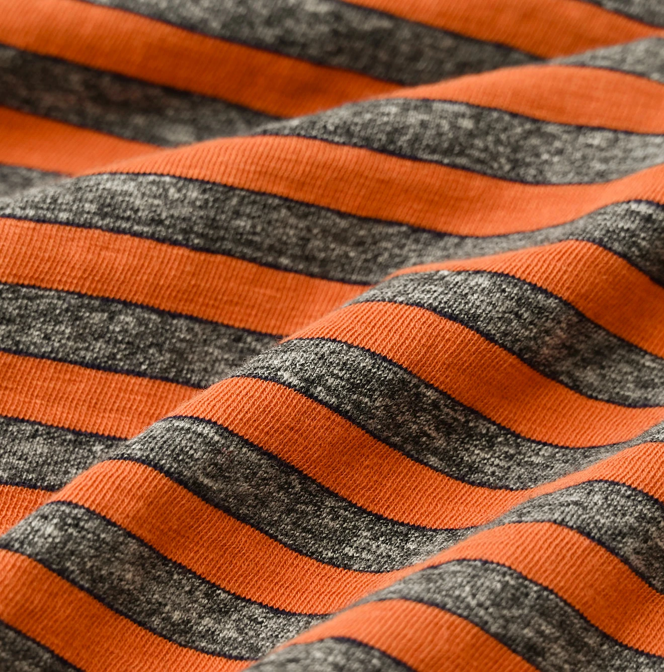 45R(フォーティファイブアール) |ボーダーロゴプリントの908長袖海比古Tシャツ（トップ）