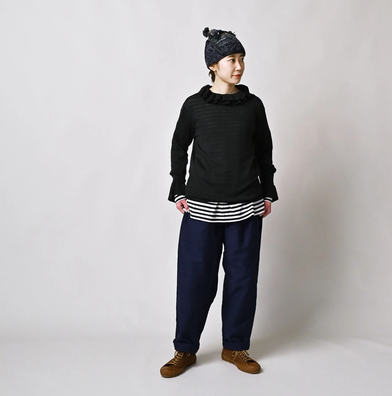 45R(フォーティファイブアール) |モールスキンの908ペグトップパンツ