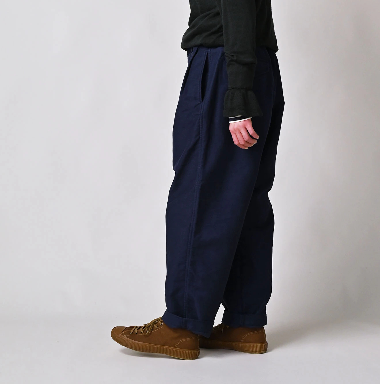 45R(フォーティファイブアール) |モールスキンの908ペグトップパンツ