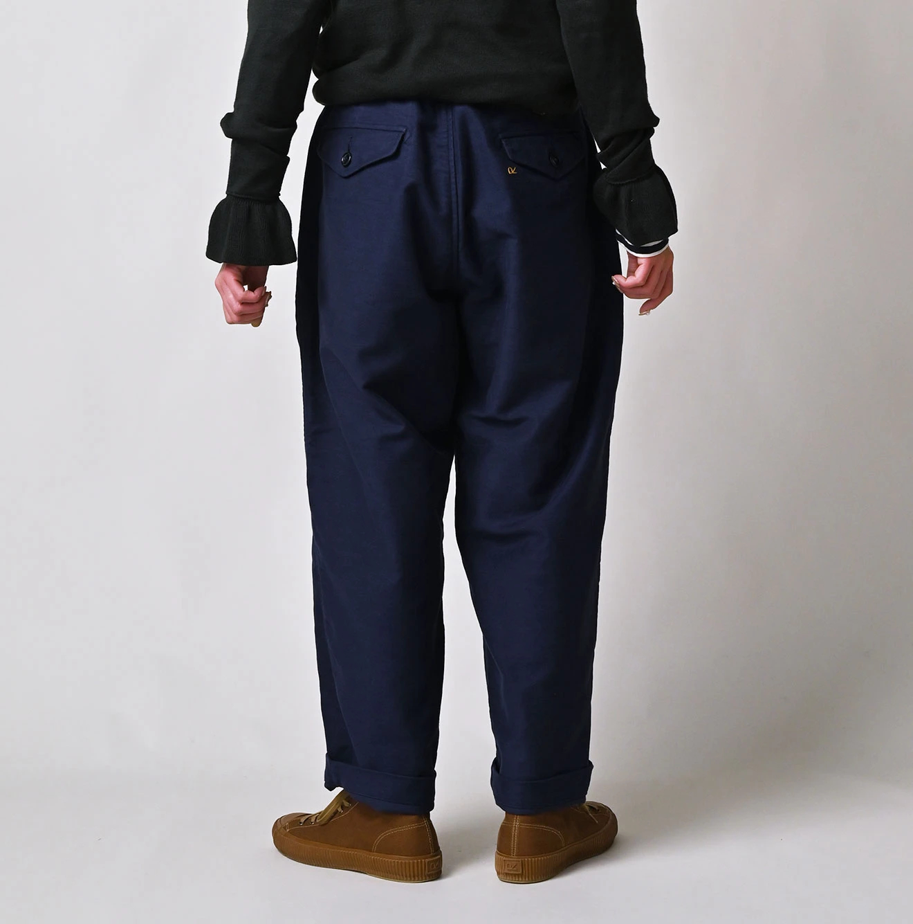 45R(フォーティファイブアール) |モールスキンの908ペグトップパンツ